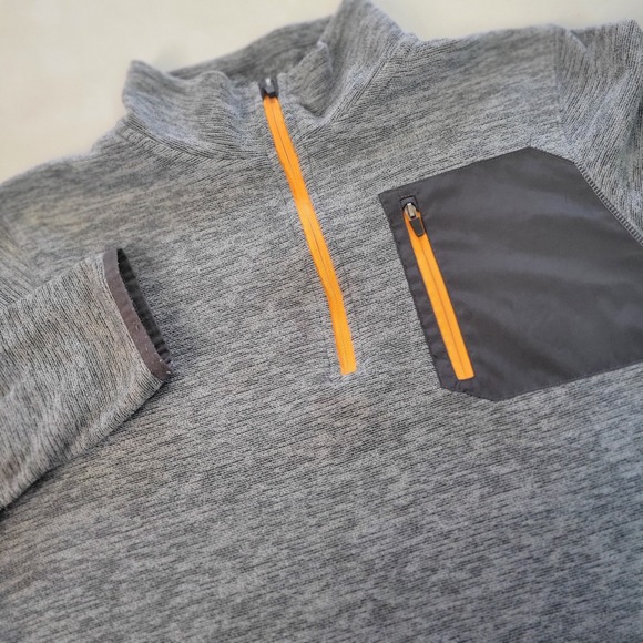 Champion Other - Champion Boys Youth XL 16-18 Gray Fleece 1/4 Zip Pullover Pocket Athletic